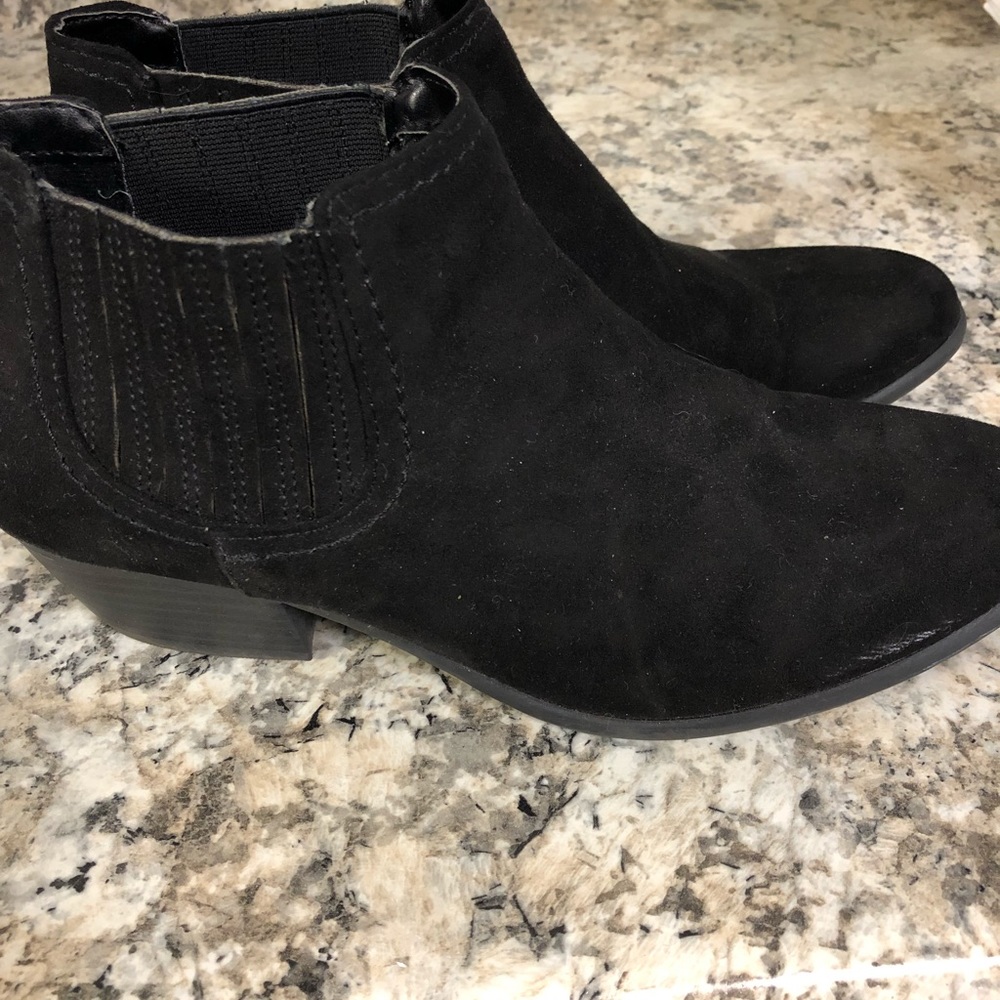 Suede ankle boots